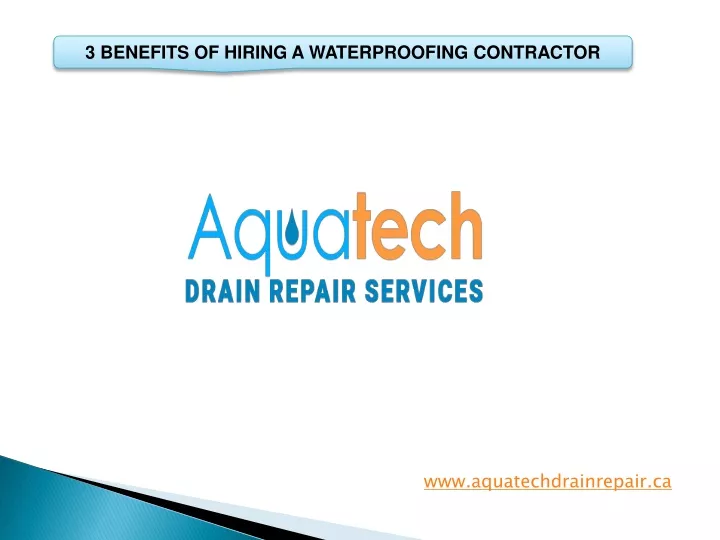 3 benefits of hiring a waterproofing contractor