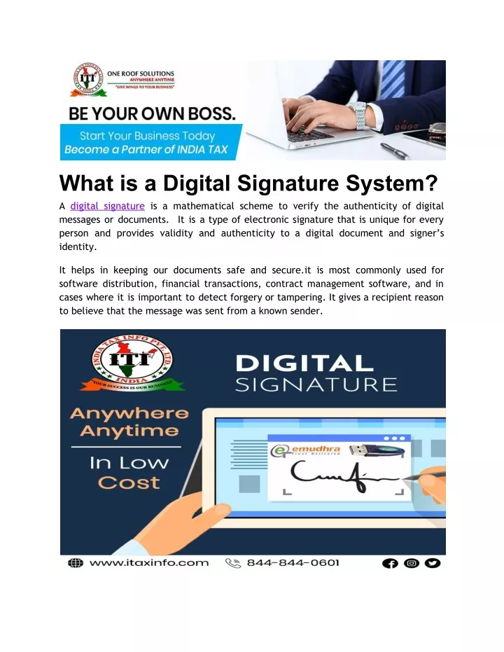 what is a digital signature system a digital