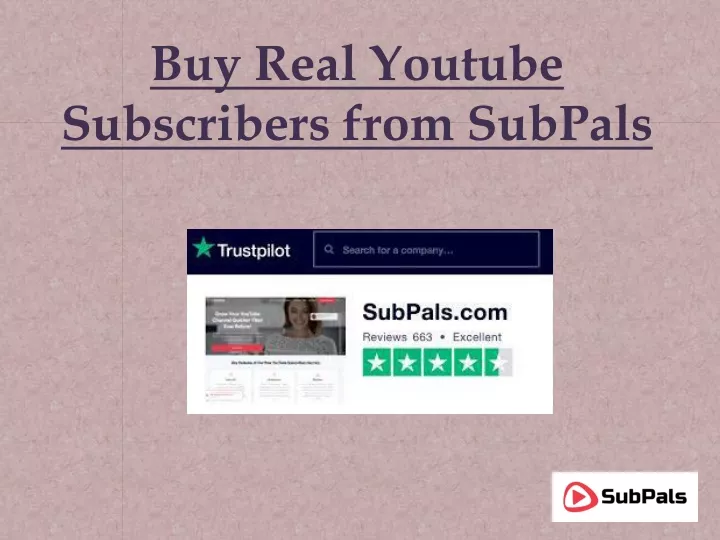 buy real youtube subscribers from subpals