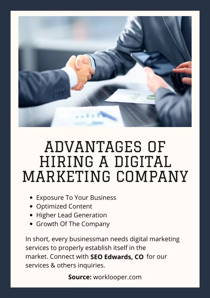 advantages of hiring a digital marketing company