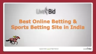 Best Online Betting & Sports Betting Site in India