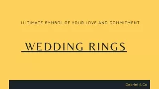 Wedding gold and diamond rings settings and styles