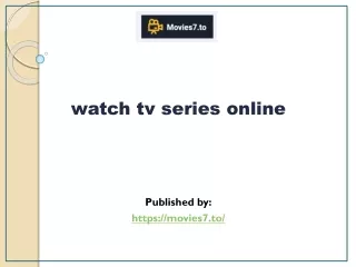 watch tv series online