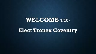 welcome to
