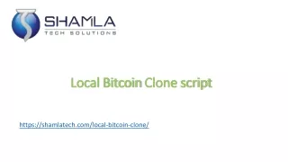 Local Bitcoin Script for startups