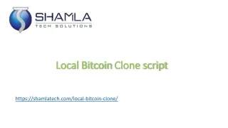 local bitcoin clone script