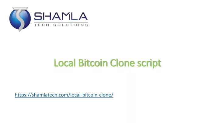 local bitcoin clone script