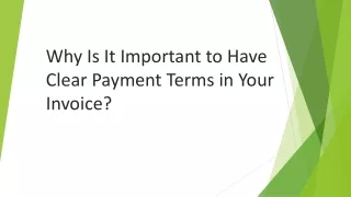 Invoice payment term | Small business invoice software