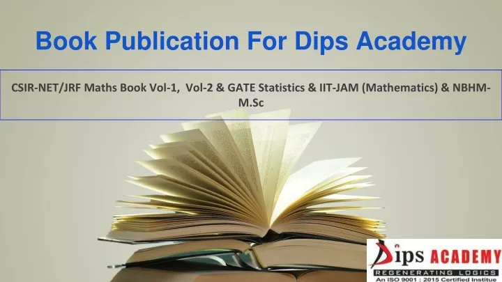 book publication for dips academy