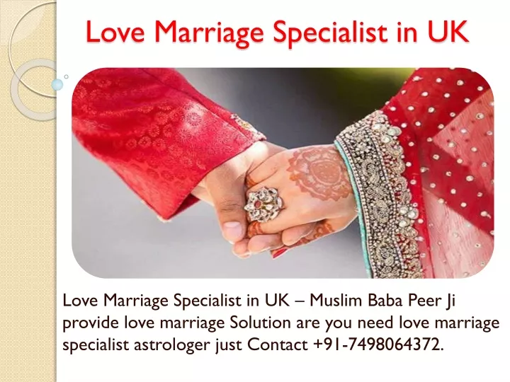 love marriage specialist in uk