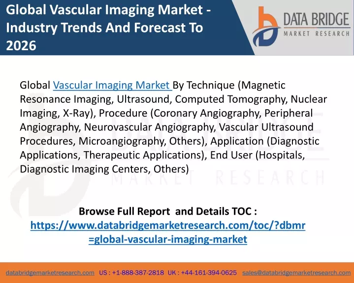 global vascular imaging market industry trends