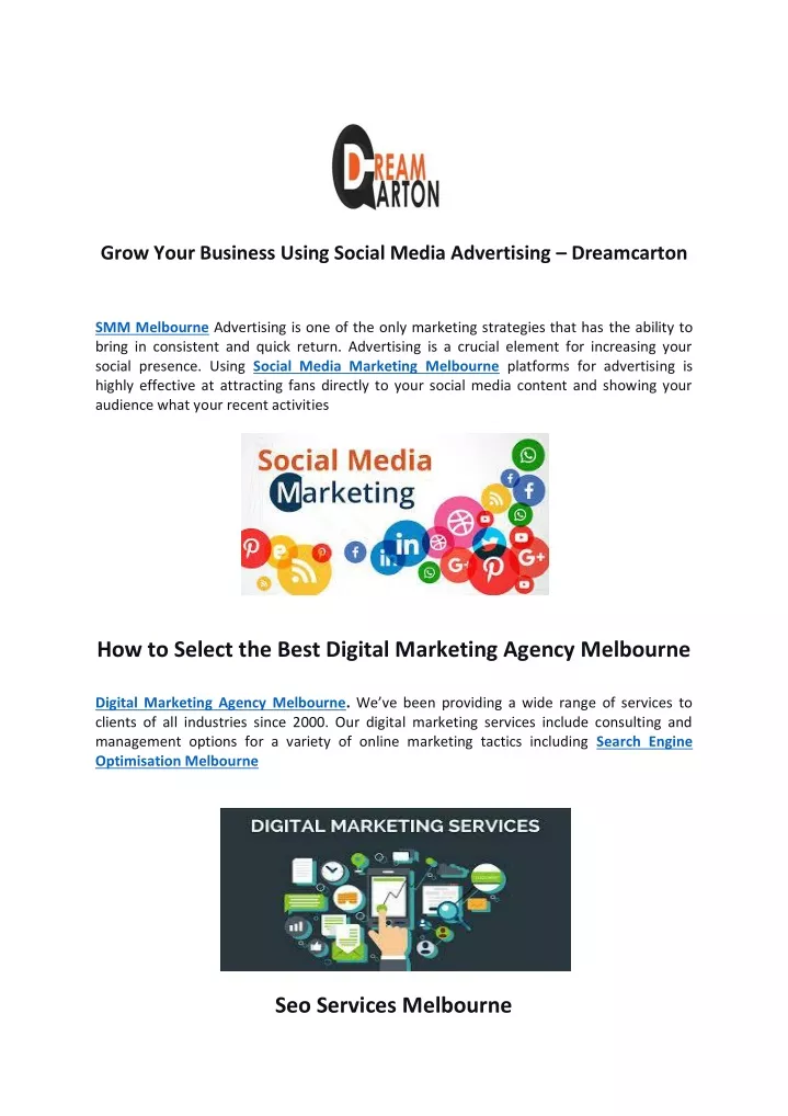 grow your business using social media advertising