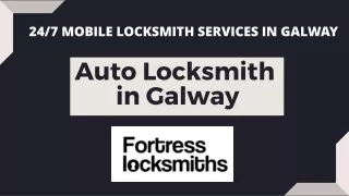 24/7 Auto Locksmith Service in Galway - Fortress Locksmith