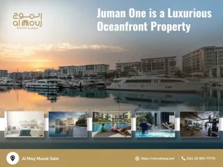 Juman One is a Luxurious Oceanfront Property