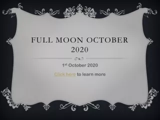 full moon october 2020