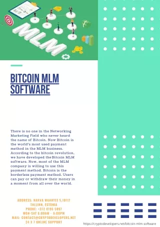 bitcoin mlm software