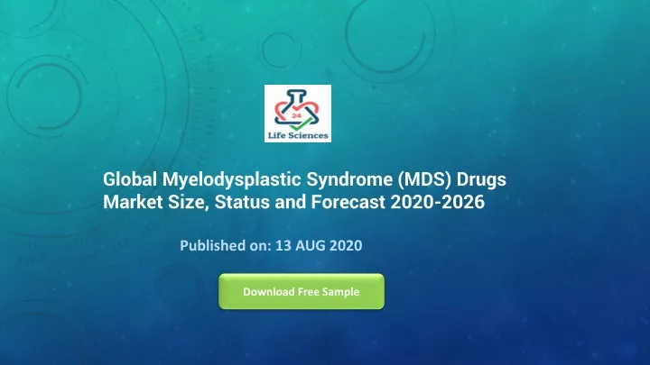 global myelodysplastic syndrome mds drugs market