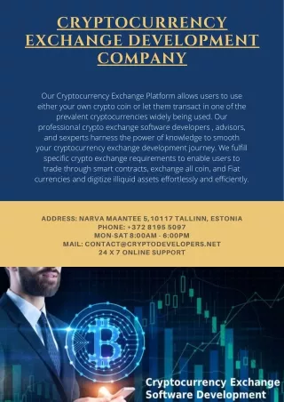 cryptocurrency exchange development company