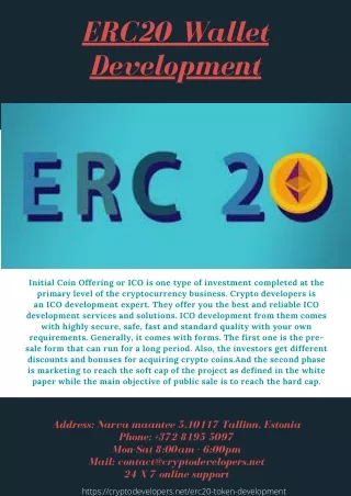 ERC20 Wallet Development | Crypto Developers