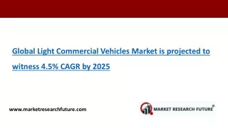 Light Commercial Vehicles Market Driven by Expanding E-commerce Industry