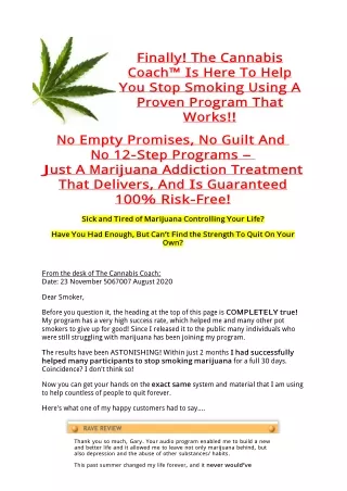 finally the cannabis coach i s here to help
