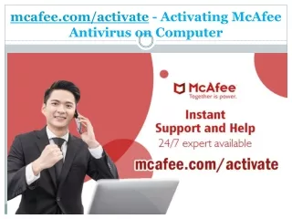 mcafee com activate activating mcafee antivirus on computer