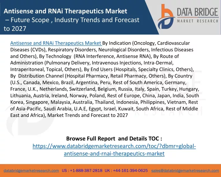 antisense and rnai therapeutics market future