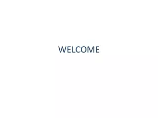 welcome