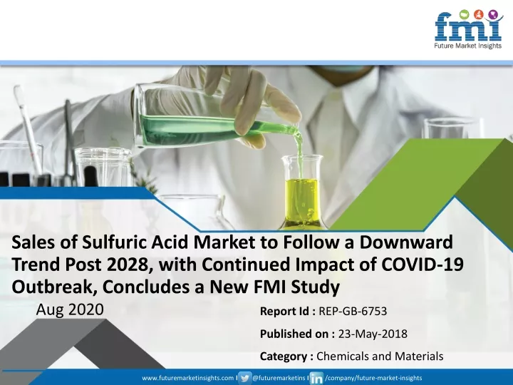 sales of sulfuric acid market to follow