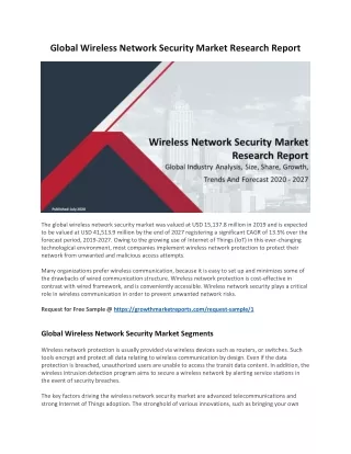 global wireless network security market research