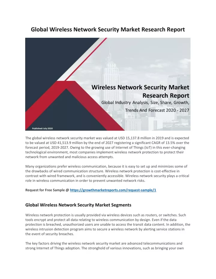 global wireless network security market research