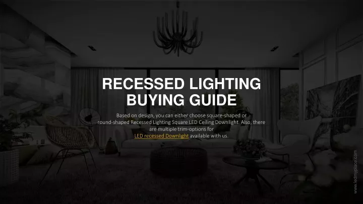 recessed lighting buying guide