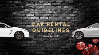 Car Rental Guidelines in Covid-19