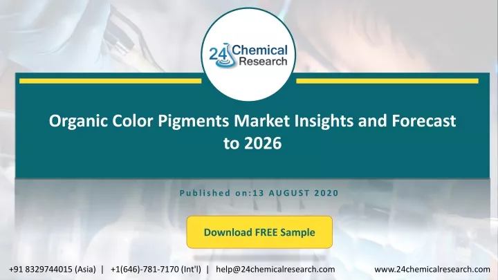 organic color pigments market insights