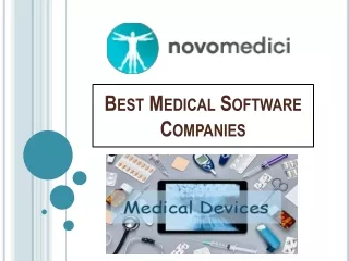 Find the Best Medical Software Companies – Novomedici