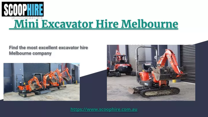 mini excavator hire melbourne