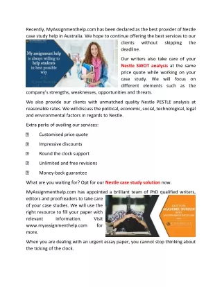 recently myassignmenthelp com has been declared