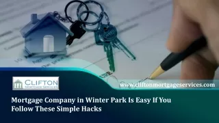 Mortgage Company in Winter Park Is Easy If You Follow These Simple Hacks