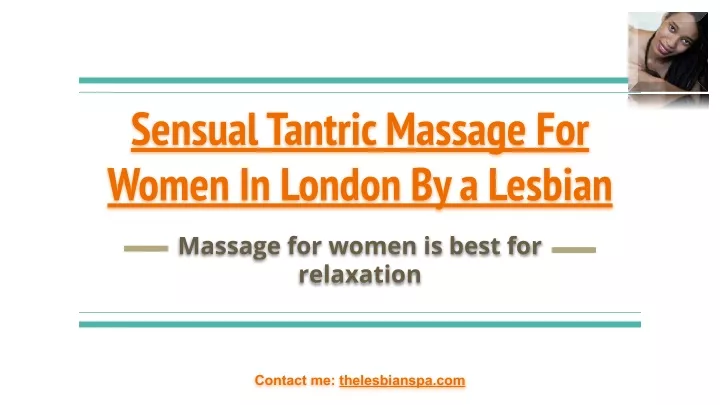 sensual tantric massage for women in london