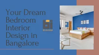 Your Dream Bedroom Interior Design in Bangalore
