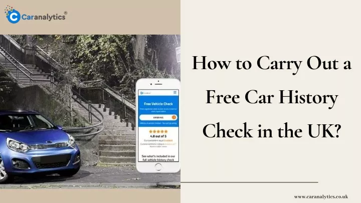 how to carry out a free car history check