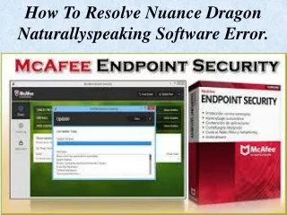 How To Resolve Nuance Dragon NaturallySpeaking Software Error.