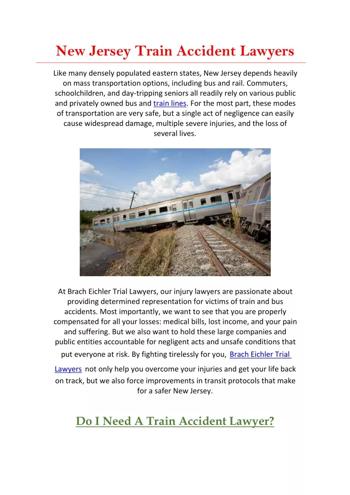 new jersey train accident lawyers