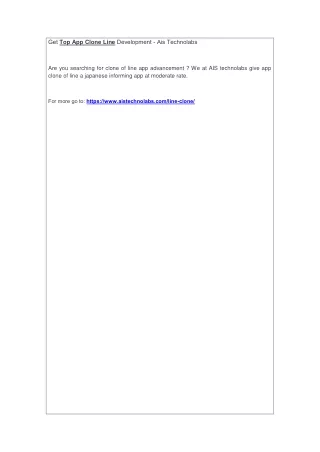 get top app clone line development ais technolabs