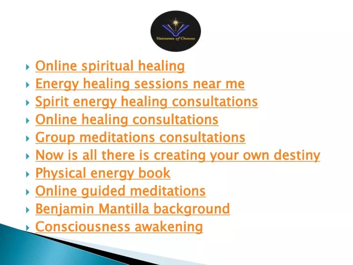 online spiritual healing energy healing sessions