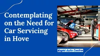 contemplating on the need for car servicing