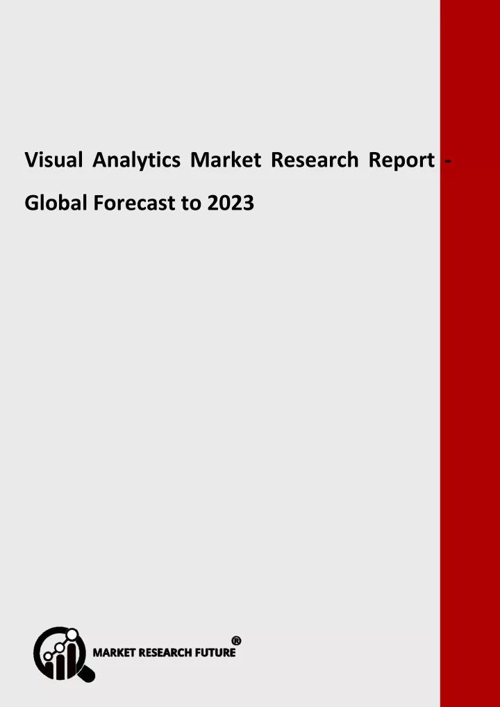 visual analytics market research report global