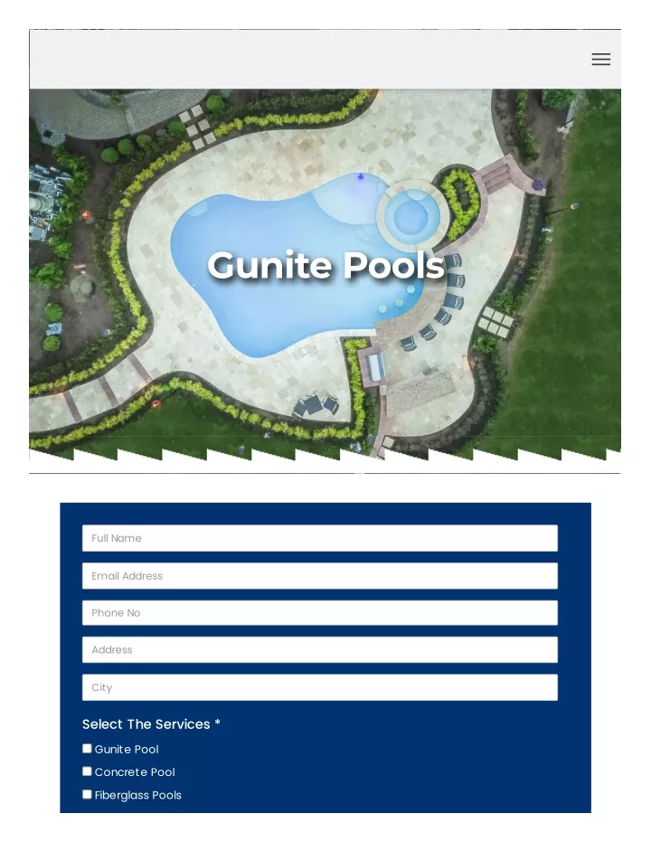 gunite pools gunite pools