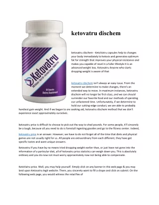 ketovatru price | ketovatru dischem