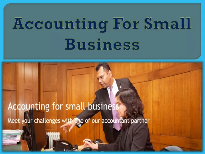 accounting for small business